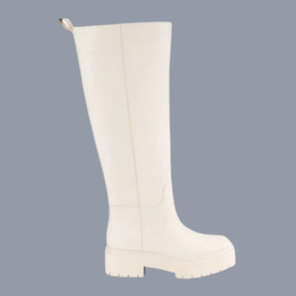 CIRCUS by Sam Edelman Ivory Knee-High Platform Boots - Picture 2 of 16